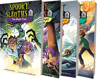 The Spooky Sleuths series by author Natasha Deen